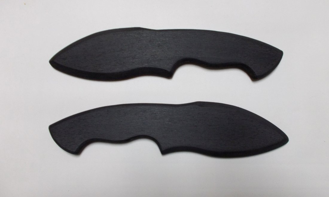 Handmade Double Daggers Training Knives - Tactical Polypropylene Martial Arts Practice Weapons for FMA, Self-Defense & Combat Training | Perfect for Kali, Escrima & Dojo Practice