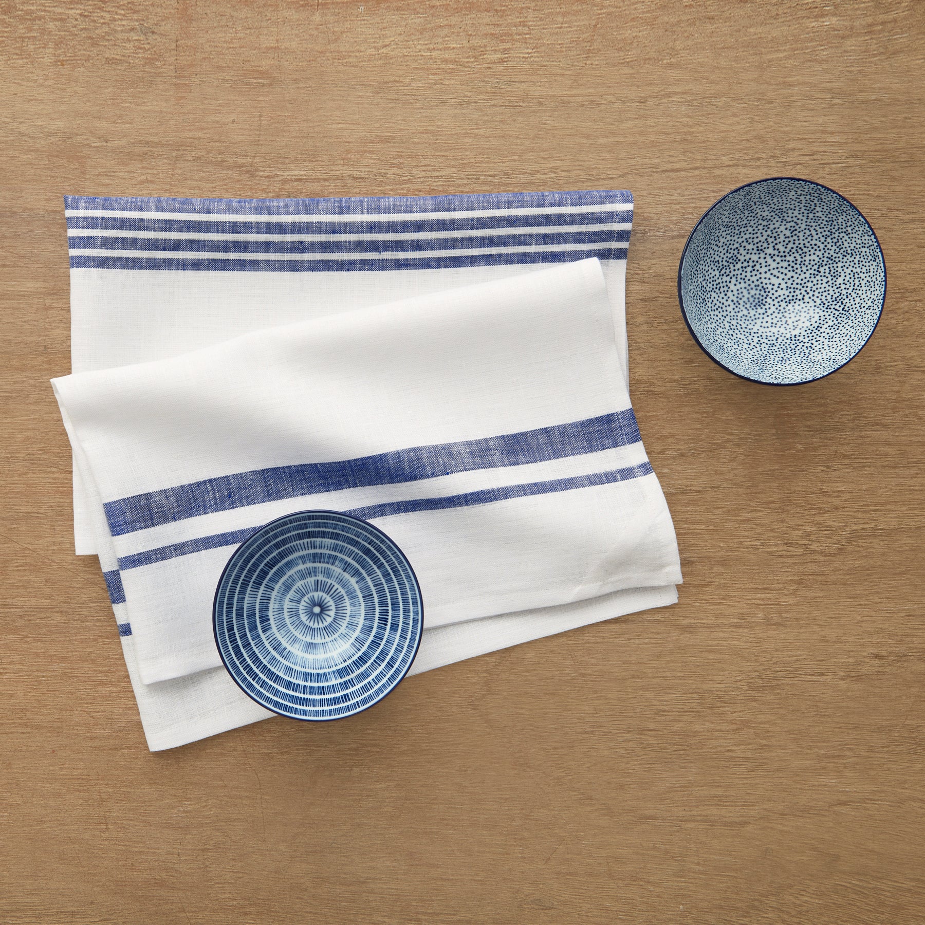 Premium Assorted Linen Kitchen Towels Set - 100% Natural Eco-Friendly Dish Cloths - Perfect for Cooking, Baking & Home Decor