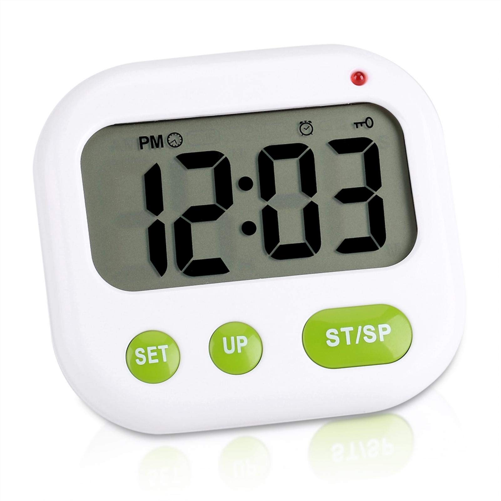 Digital Kitchen Timer with Large Display & Loud Alarm - Magnetic Backing & Stand - Perfect for Cooking, Baking, Sports, Games & Office Use