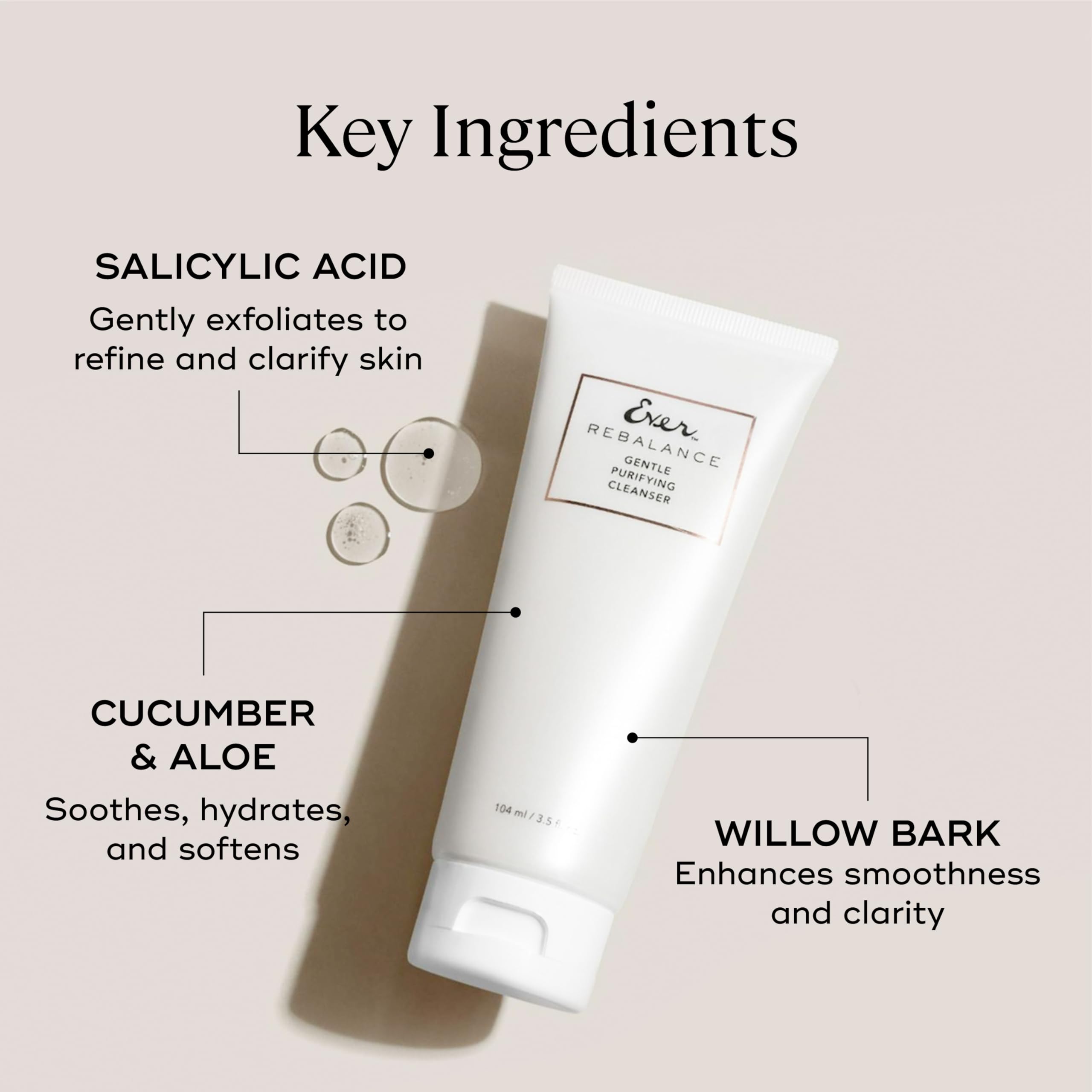 EVER Rebalance Foaming Cleanser for Oily Skin - Deep Pore Cleanse & Blemish Control | Daily Facial Care