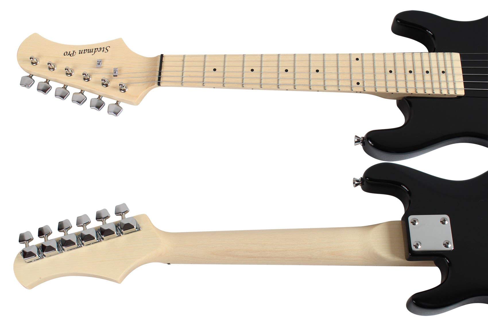 YMC 30-Inch Kids Electric Guitar Starter Kit with 5-Watt Amp, Gig Bag, Strap, Cable, Strings, Picks & Wrench - Black | Complete Guitar Accessory Set for Beginners | Perfect for Home Practice, Music Lessons & Rockstar Birthday Gifts
