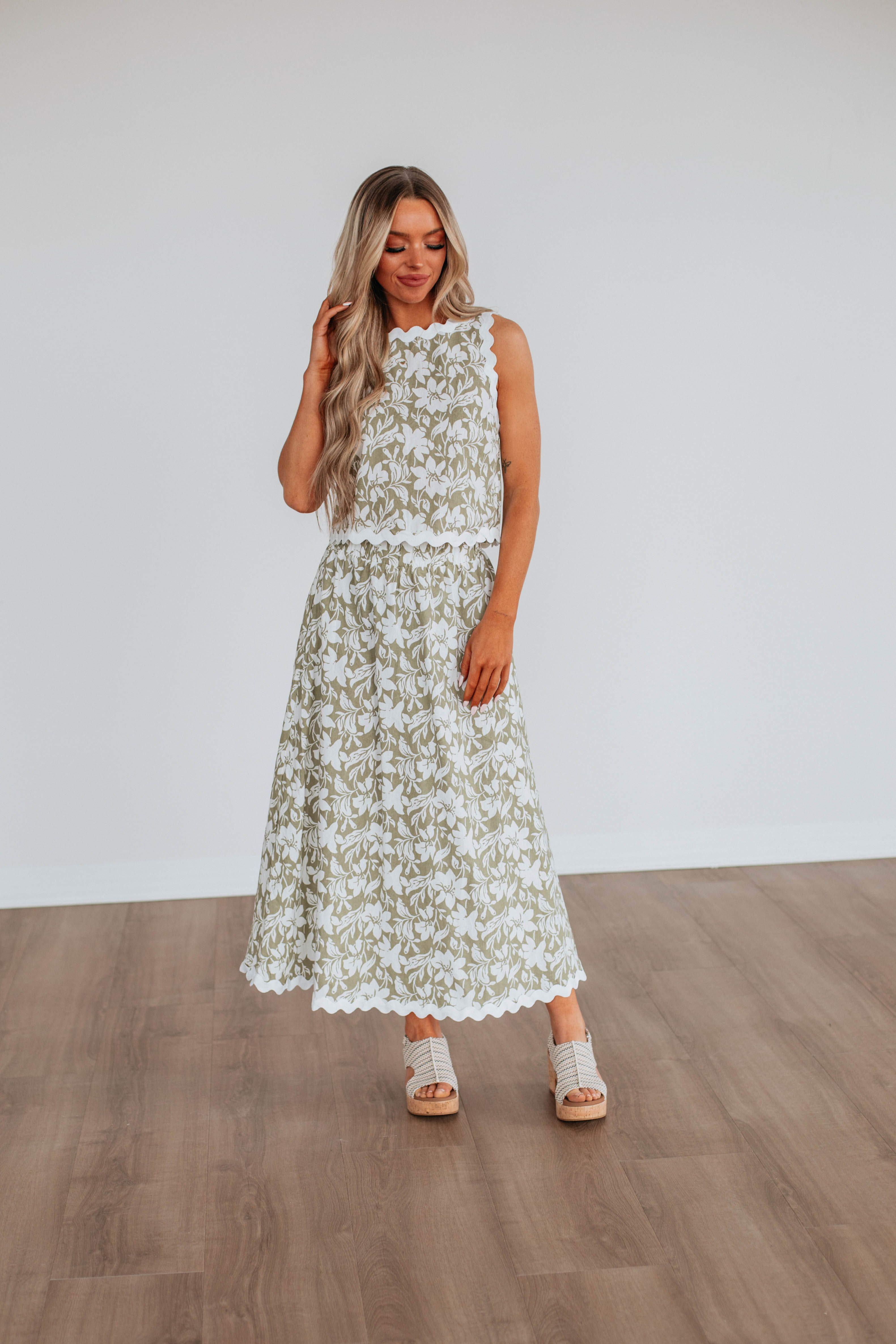 Havena Floral Skirt for Women - Summer Boho Maxi Skirt with Pockets, Lightweight & Flowy - Perfect for Beach, Vacation, and Outdoor Events