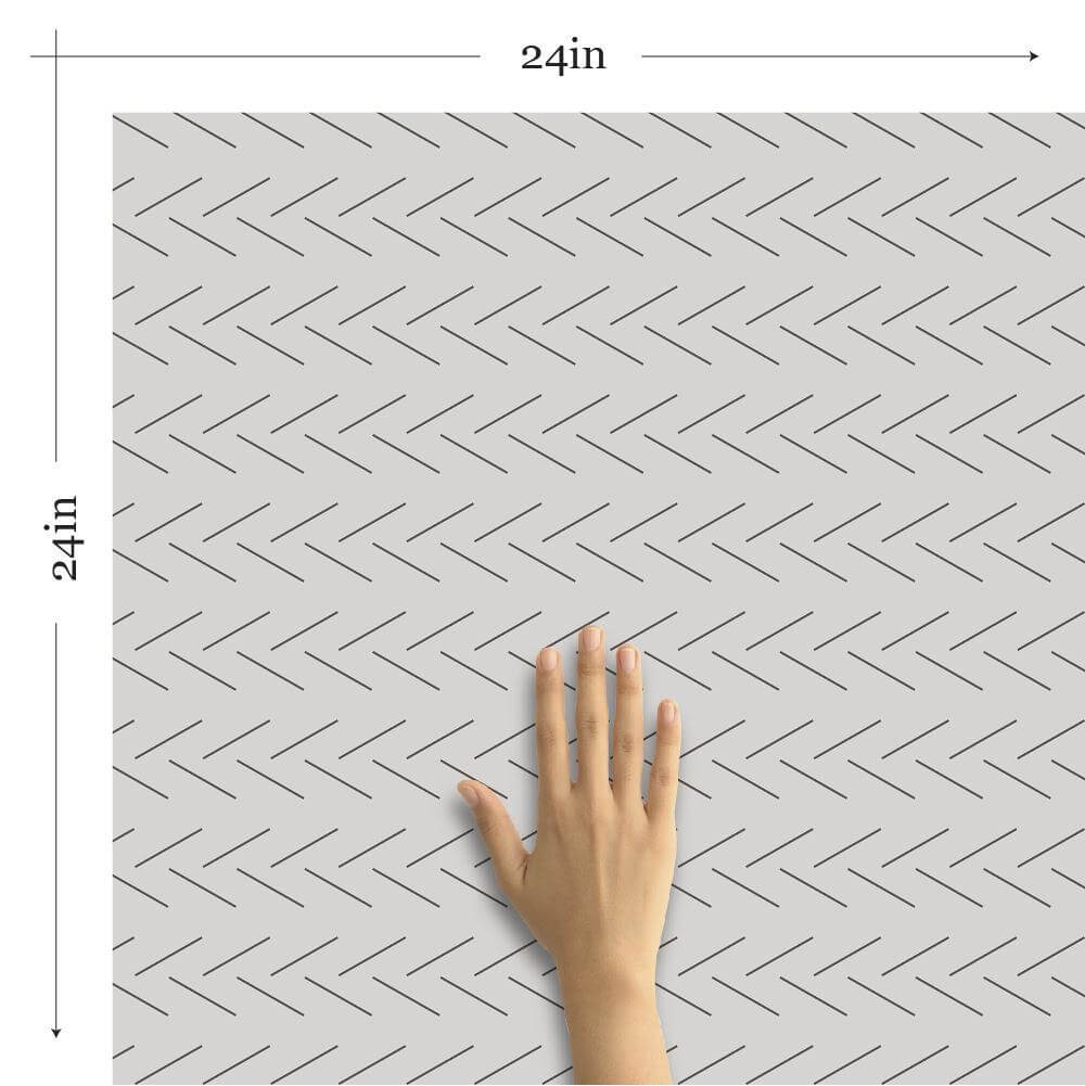 Gray Textured Peel and Stick Removable Wallpaper - Self-Adhesive Decorative Wall Covering for Bedroom, Living Room, Office & Home Decor