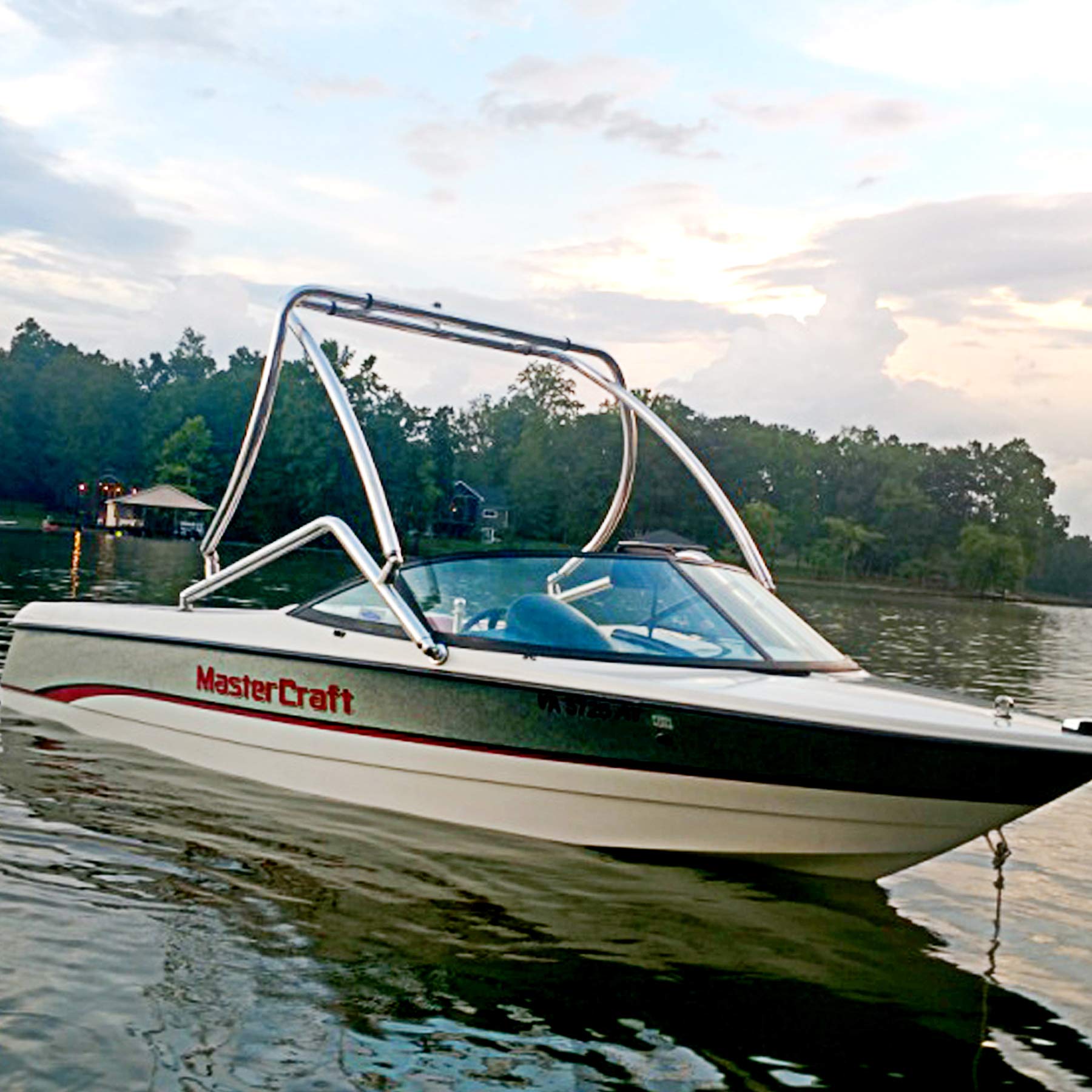 Big Air X Wakeboard Tower for Boats - Universal Fit, Heavy Duty Aluminum Construction for Water Sports Enthusiasts - Perfect for Wakeboarding, Waterskiing & Tubing