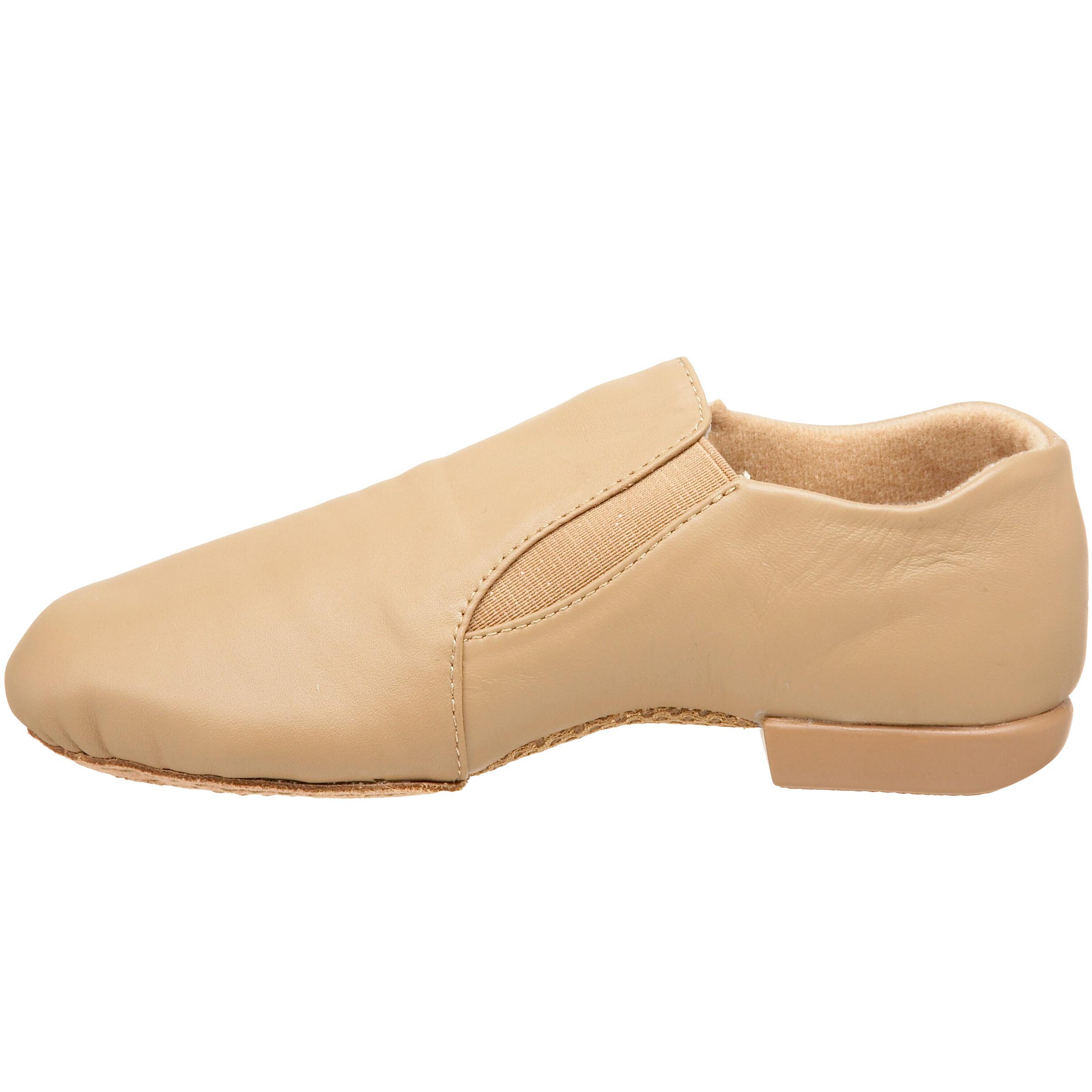JB600 Caramel Leather Jazz Dance Shoes with Gore for Kids - Perfect for Ballet, Jazz & Tap Classes (Little Kid/Big Kid)