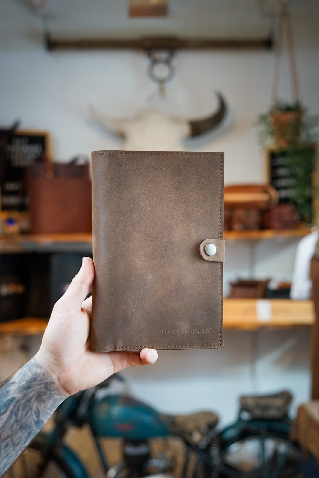 Rebel Rust Nubuck Leather Journal Cover - Handmade Vintage Writing Notebook Cover for Travelers & Writers - Perfect for Journaling, Sketching & Gift Giving