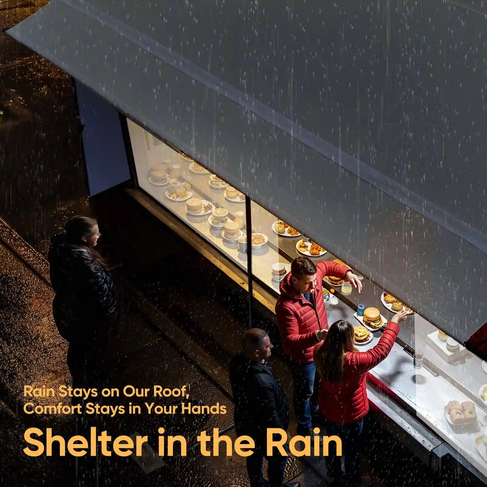 Heavy Duty Commercial Pop Up Canopy Tent - Waterproof Instant Shelter for Outdoor Events, Parties, Markets & Camping
