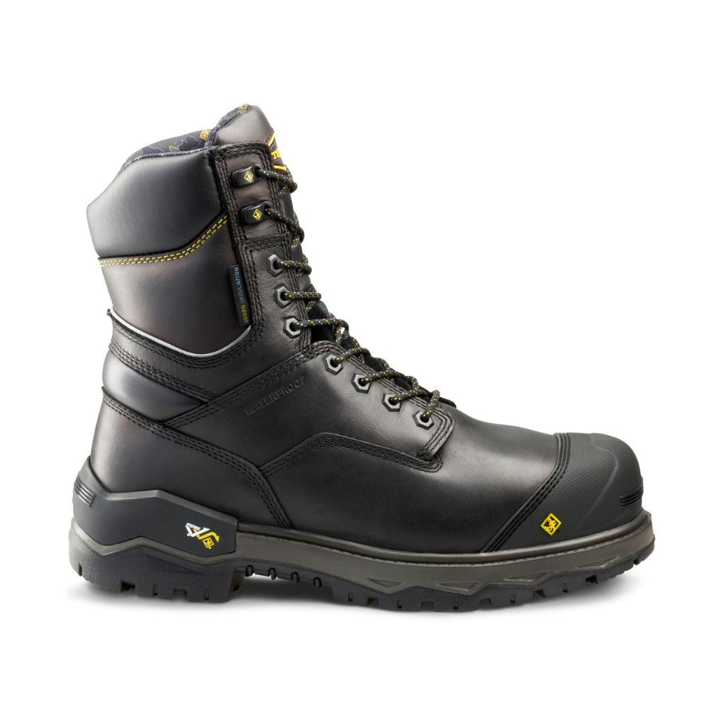 Terra Gantry LXI Men's Winter Work Boots with Composite Safety Toe - CSA Certified, 1000g Insulation for Extreme Cold (TR0A4TAXBLK) | Ideal for Construction, Warehouse & Outdoor Winter Work