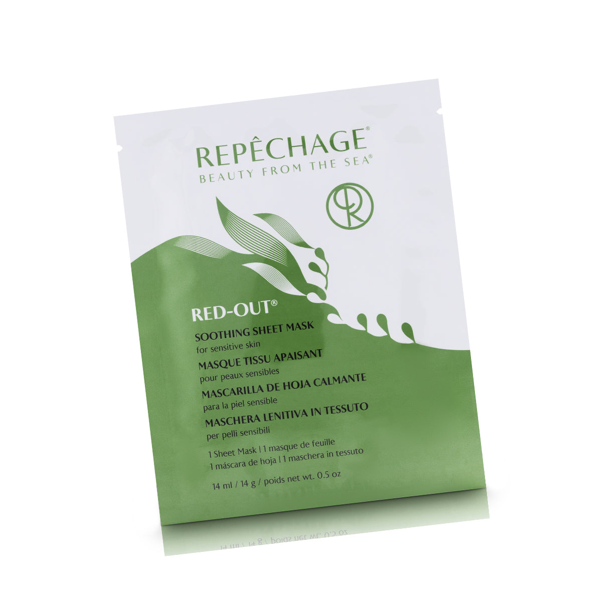 Repêchage Red Out Soothing Sheet Mask - Single Use Facial Mask for Hydration & Redness Relief | Perfect for Sensitive Skin & Post-Treatment Care