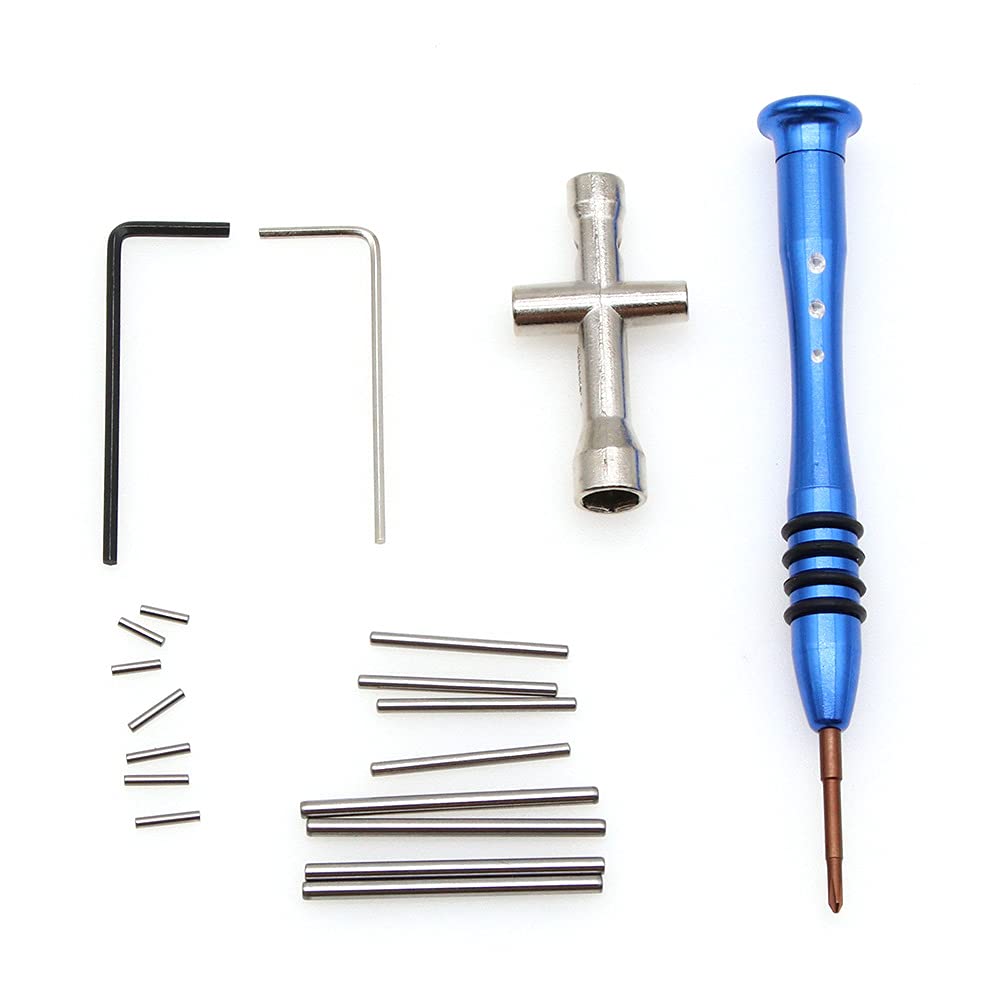 WANGCL RC Car Screw Kit - 1/10 Scale RC Car Repair Tool Set with Coupling Pins for Crawler & Monster Trucks - Perfect for RC Vehicle Maintenance and Off-Road Racing Accessories