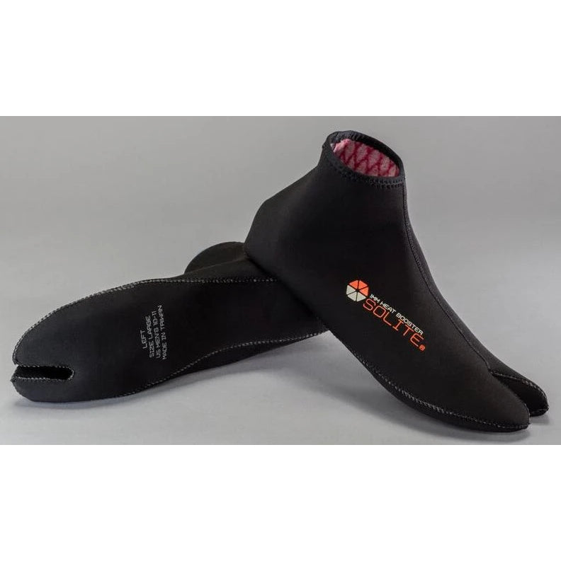 SOLITE 1mm Neoprene Heat Booster Socks - Split Toe Design for Warmth & Comfort - Perfect for Winter Sports, Hiking & Cold Weather Activities