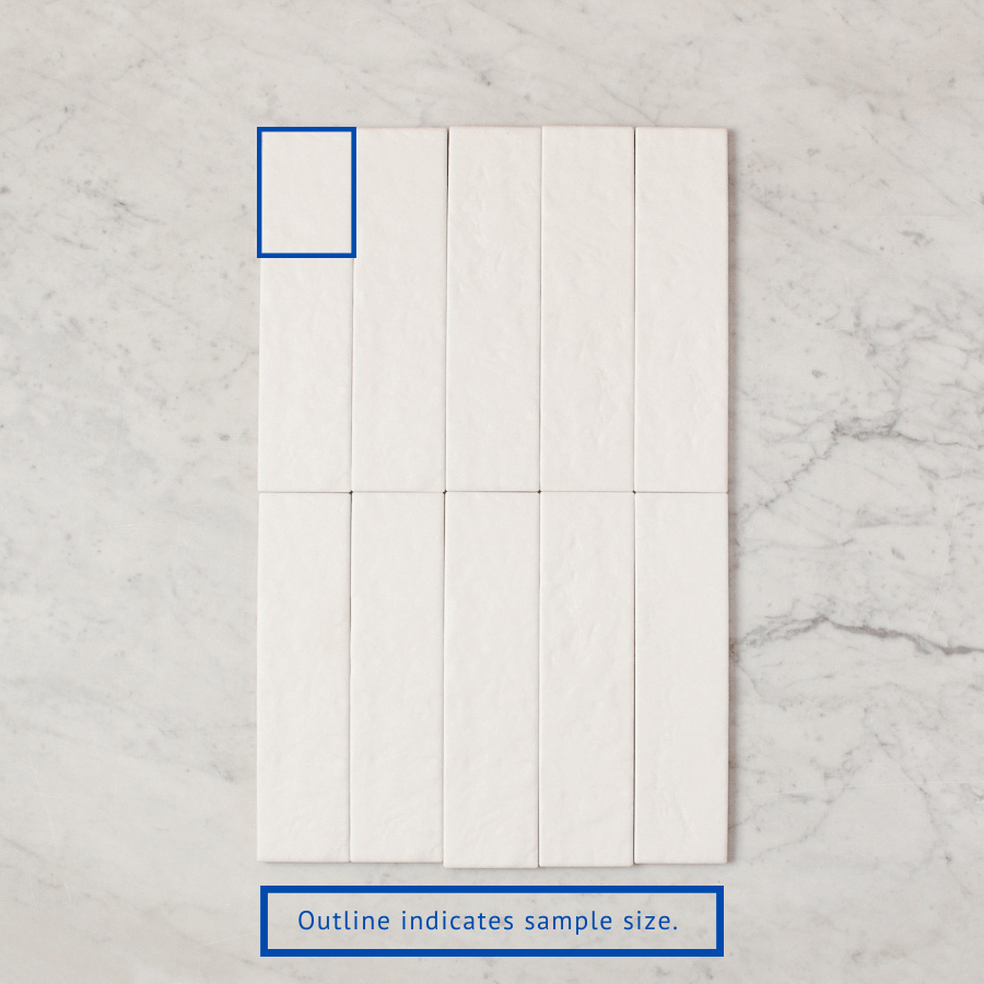Premium White Matte Subway Tile - Classic 3x6 Ceramic Wall Tile for Kitchen Backsplash, Bathroom & Shower - Easy to Clean & Durable for Home Renovation