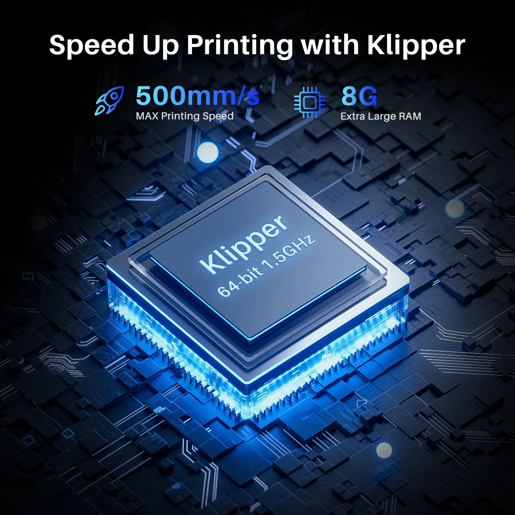 ELEGOO Neptune 4 Pro 3D Printer - 500mm/s High Speed FDM 3D Printer with Klipper Firmware, Auto Leveling & Direct Drive Extruder | Easy Assembly | 8.85x8.85x10.43 Inch Build Volume | Perfect for Home DIY, Prototyping & Hobbyist Projects