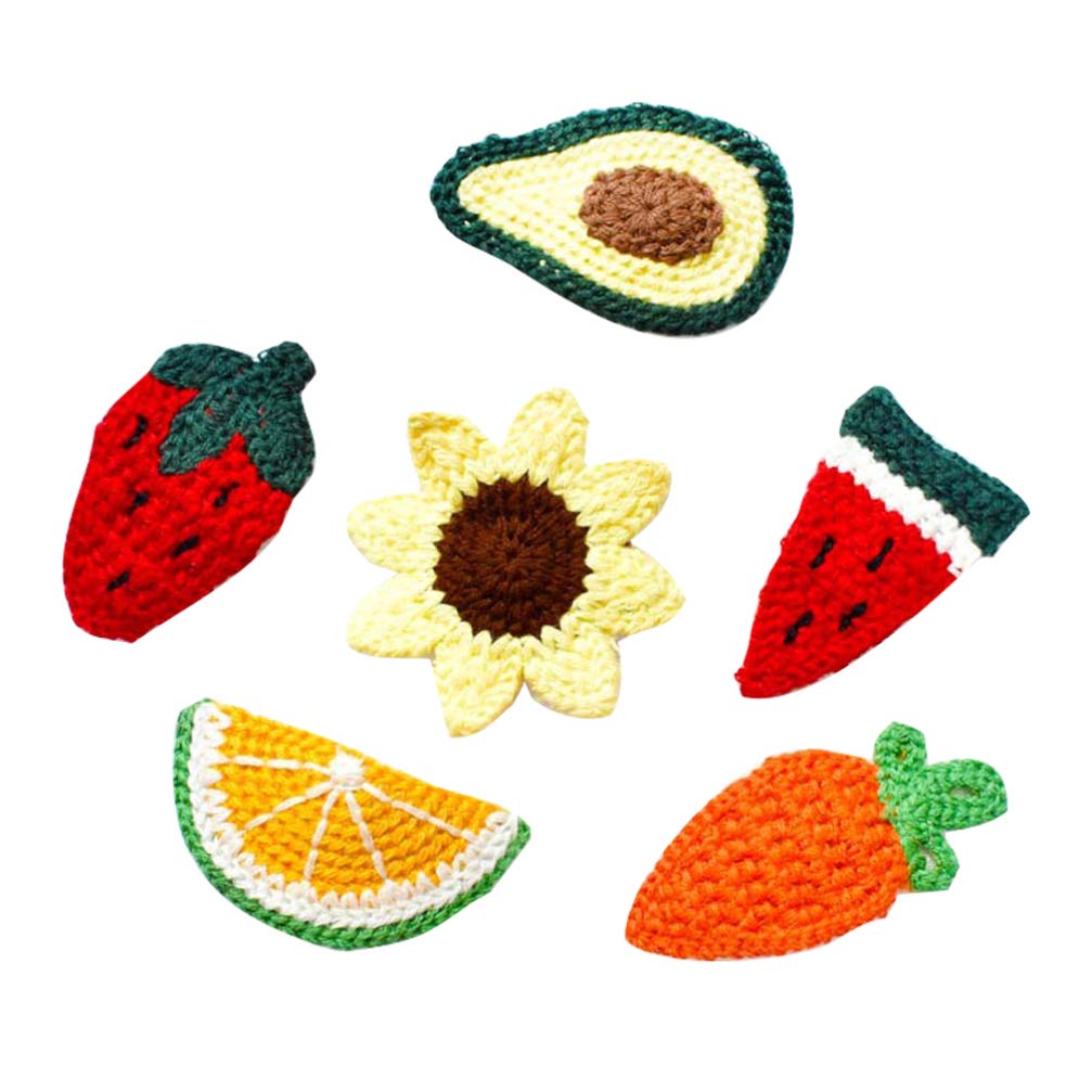 6pcs Non-Slip Fruit Hair Clips for Girls - Cute Cartoon Hair Barrettes, Decorative Snap Hairpins for Summer, Heart & Flower Styling Accessories - Perfect for School, Parties & Everyday Wear