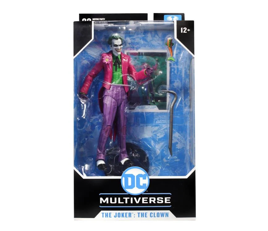 Batman: Three Jokers DC Multiverse Action Figure - The Joker (The Clown) Collectible Toy for DC Comics Fans | Perfect for Display, Cosplay, and Comic Book Collections