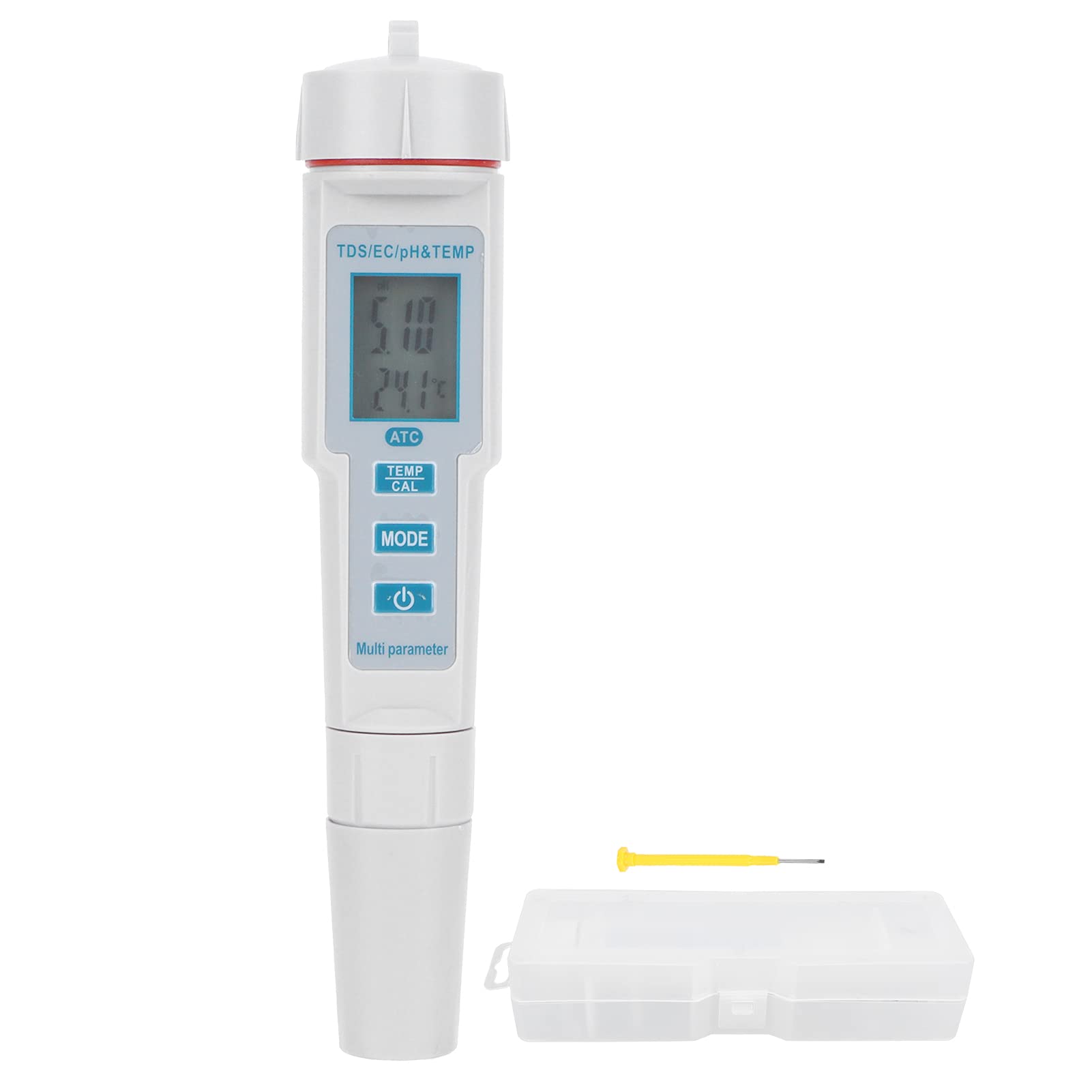 Digital Water Quality Tester Pen - Fast & Accurate pH, TDS, EC Measurement for Aquariums, Hydroponics, Hot Springs & Swimming Pools | Portable Water Testing Kit for Home, Lab & Outdoor Use