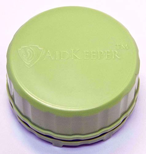 Premium Hearing Aid Protection Case - Waterproof & Shockproof Hard Storage Box for Hearing Aids, Batteries & Small Devices (Lime Green) - Perfect for Travel, Outdoor Activities & Daily Use