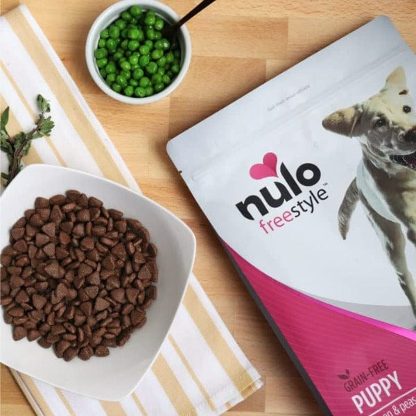 Nulo Freestyle Puppy Salmon & Peas Recipe Dry Dog Food - High Protein Grain-Free Kibble for Small & Medium Breed Puppies - Perfect for Active Puppy Training & Healthy Growth