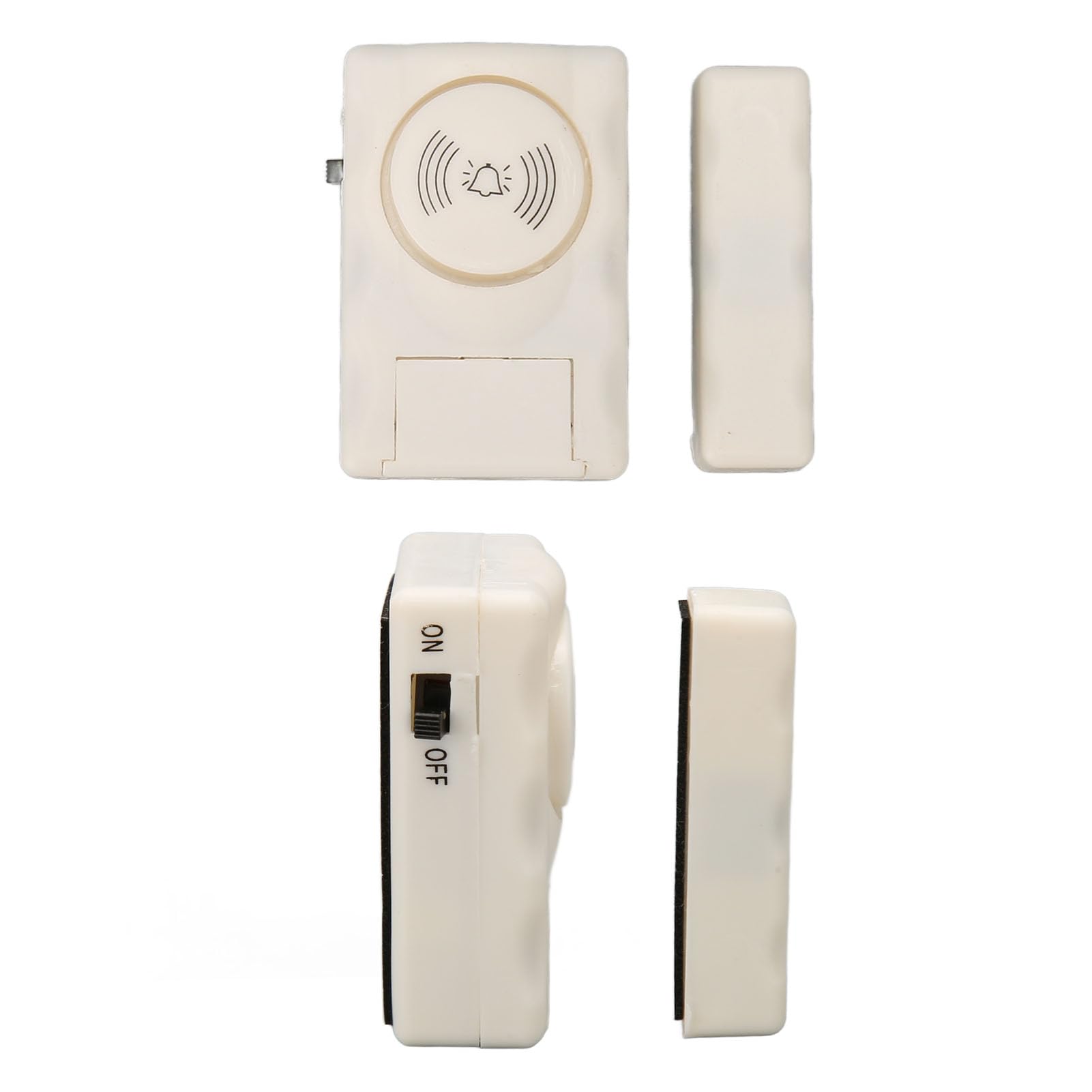 105dB Door Window Entry Alarm - Magnetic Sensor Security Alarm for Home, Office & Apartment | Easy to Install & User-Friendly | Ideal for Home Security, Vacation Safety & Child Protection
