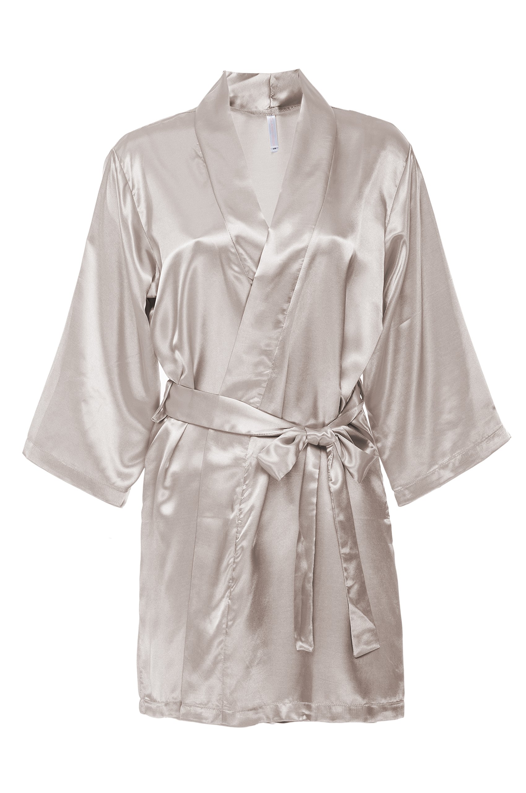 Elegant Rhinestone Bridesmaid Robe - Wedding Party Dressing
