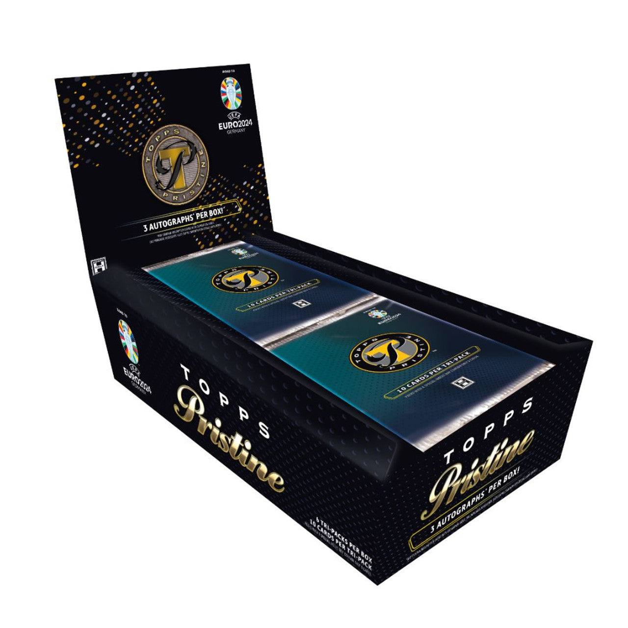2023 Topps Pristine Soccer Road To Euros Hobby Box - Premium Collectible Trading Cards for Soccer Fans & Euro Tournament Enthusiasts - Perfect for Collecting, Trading, and Displaying