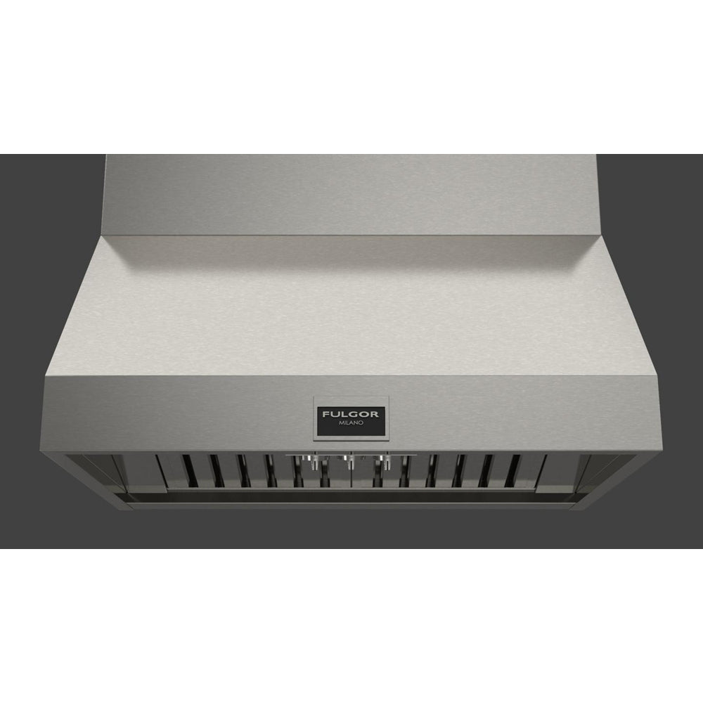 Fulgor Milano 36-Inch 1000 CFM Professional Stainless Steel Under Cabinet Range Hood with Knob Control (F6PH36DS1) - Perfect for Modern Kitchens & High-Heat Cooking