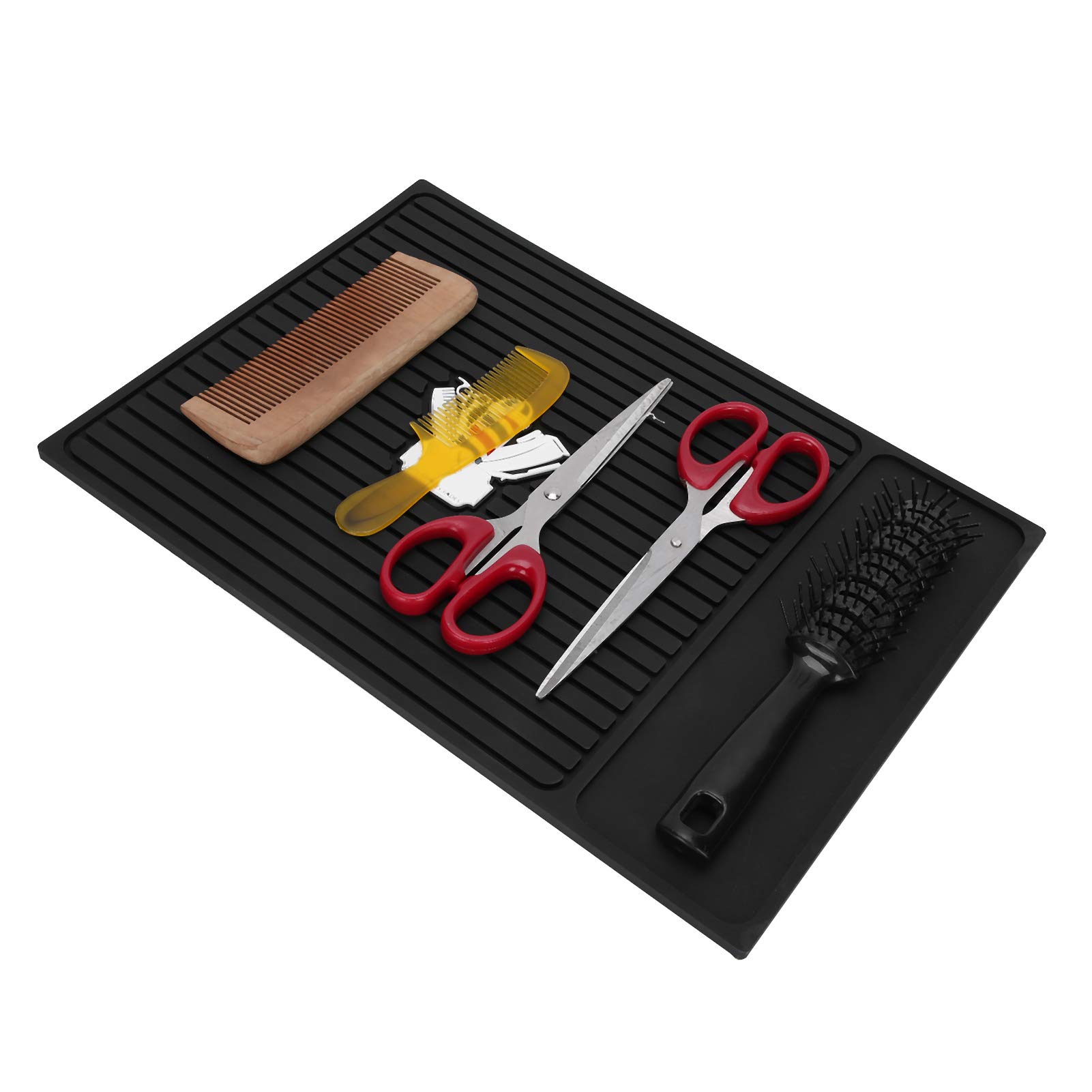 **Non-Slip Silicone Hairdressing Mat for Barber Shop & Salon – Anti-Slip Barber Station Pad, Waterproof & Durable Hair Cutting Mat – Perfect for Hair Styling, Shaving & Grooming**    *(Ideal for barber shops, salons, home haircuts, and professional grooming stations.)*