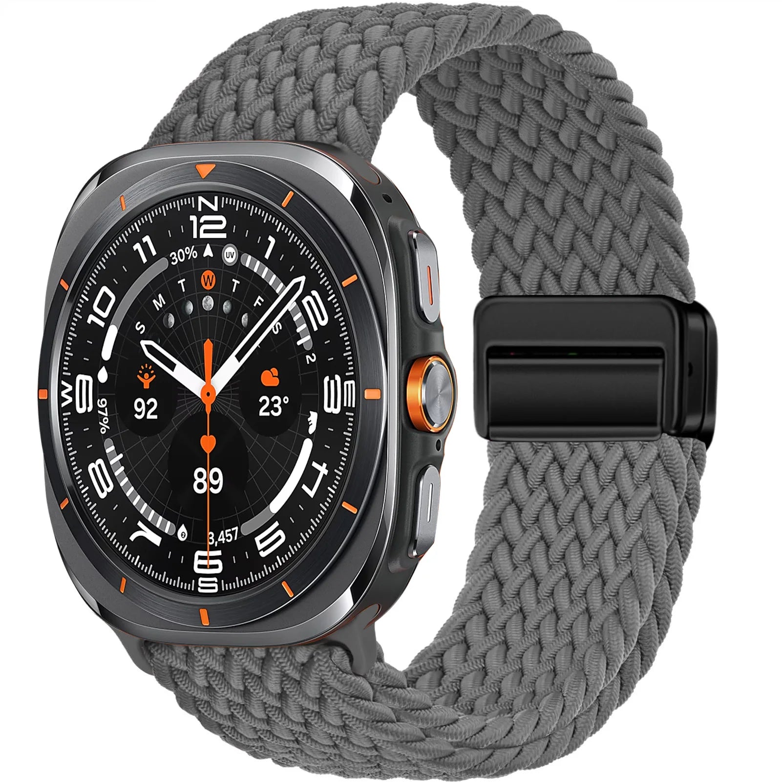 Braided Magnetic Loop Strap for Samsung Galaxy Watch Ultra - Durable & Adjustable Band for Active Lifestyle, Workouts & Everyday Wear