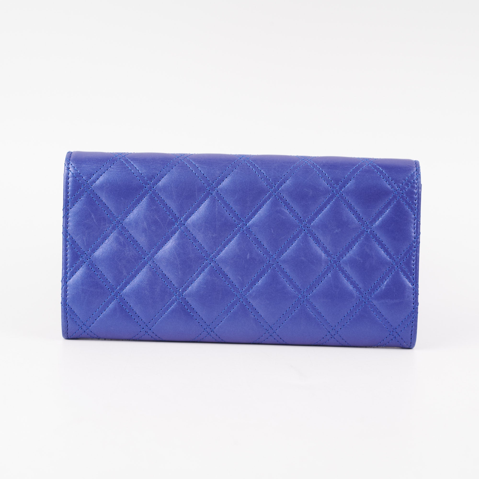 Chanel Long Wallet Blue Lambskin - Luxury Women's Leather Wallet for Everyday Use & Special Occasions