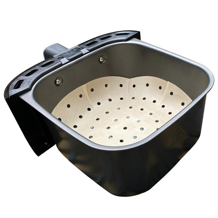 Non-Stick Air Fryer Basket Liners - Reusable & Dishwasher Safe - Perfect for Philips, Ninja, Cosori & More - Ideal for Healthy Cooking & Easy Cleanup