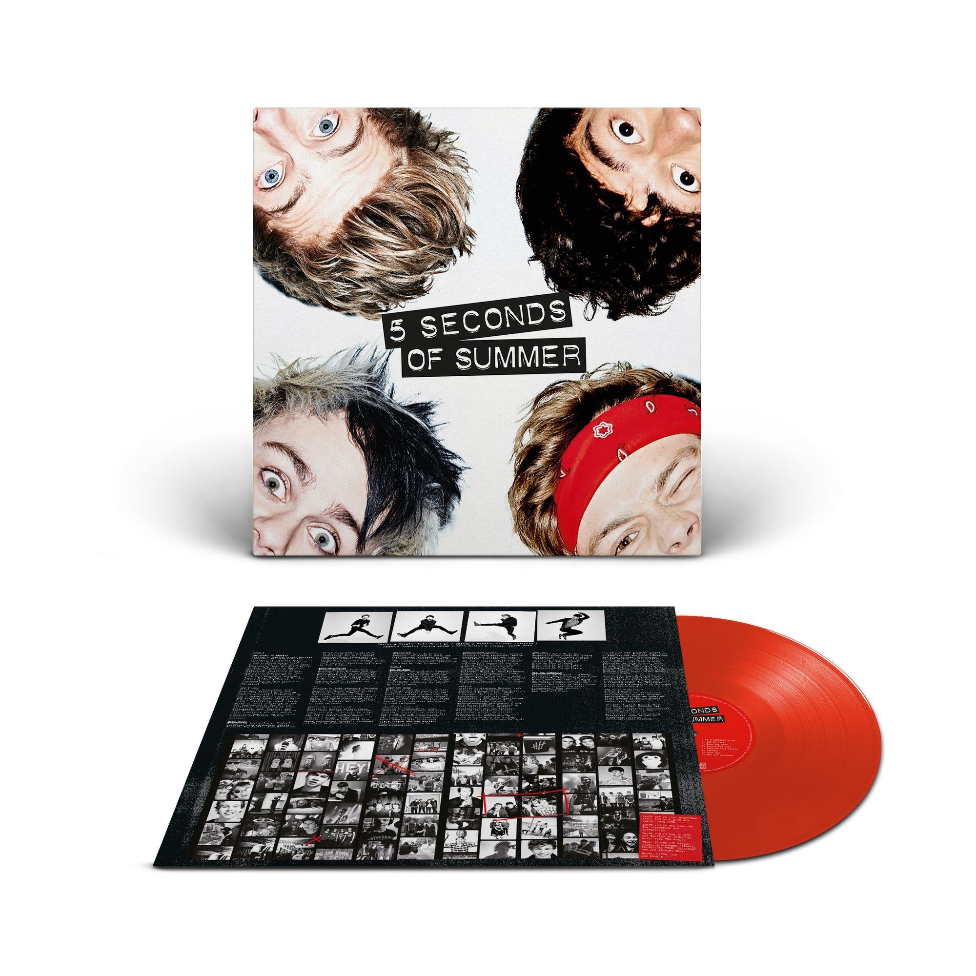 5 Seconds Of Summer - 10th Anniversary Limited Edition Red Vinyl LP | Exclusive Collector's Item for Music Fans | Perfect for Home Listening & Gift Giving