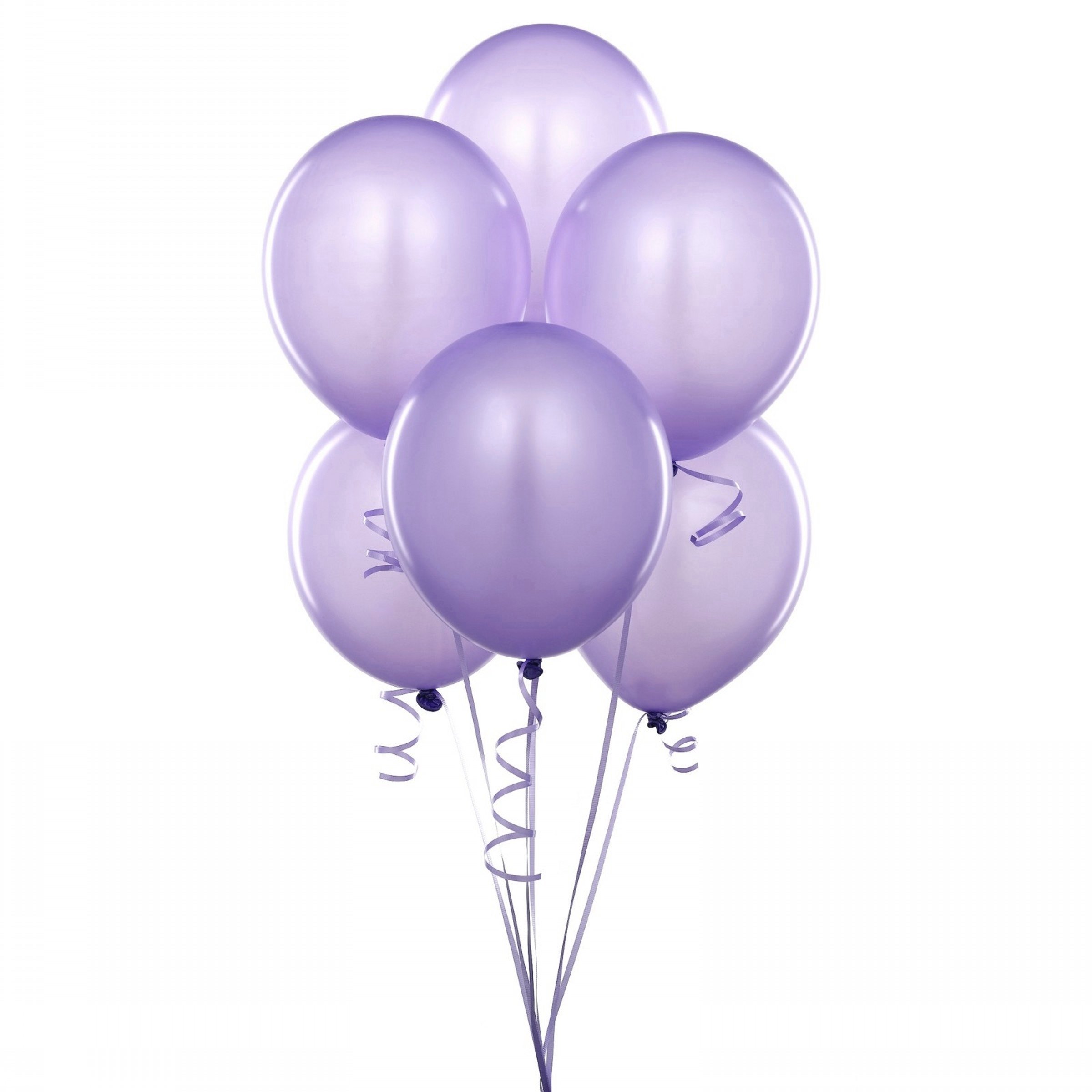 144 Pack 12 Inch Latex Balloons with Clips & Curling Ribbon for Party Decorations - Lavender Purple Balloons for Birthday, Wedding, Baby Shower & Anniversary Celebrations