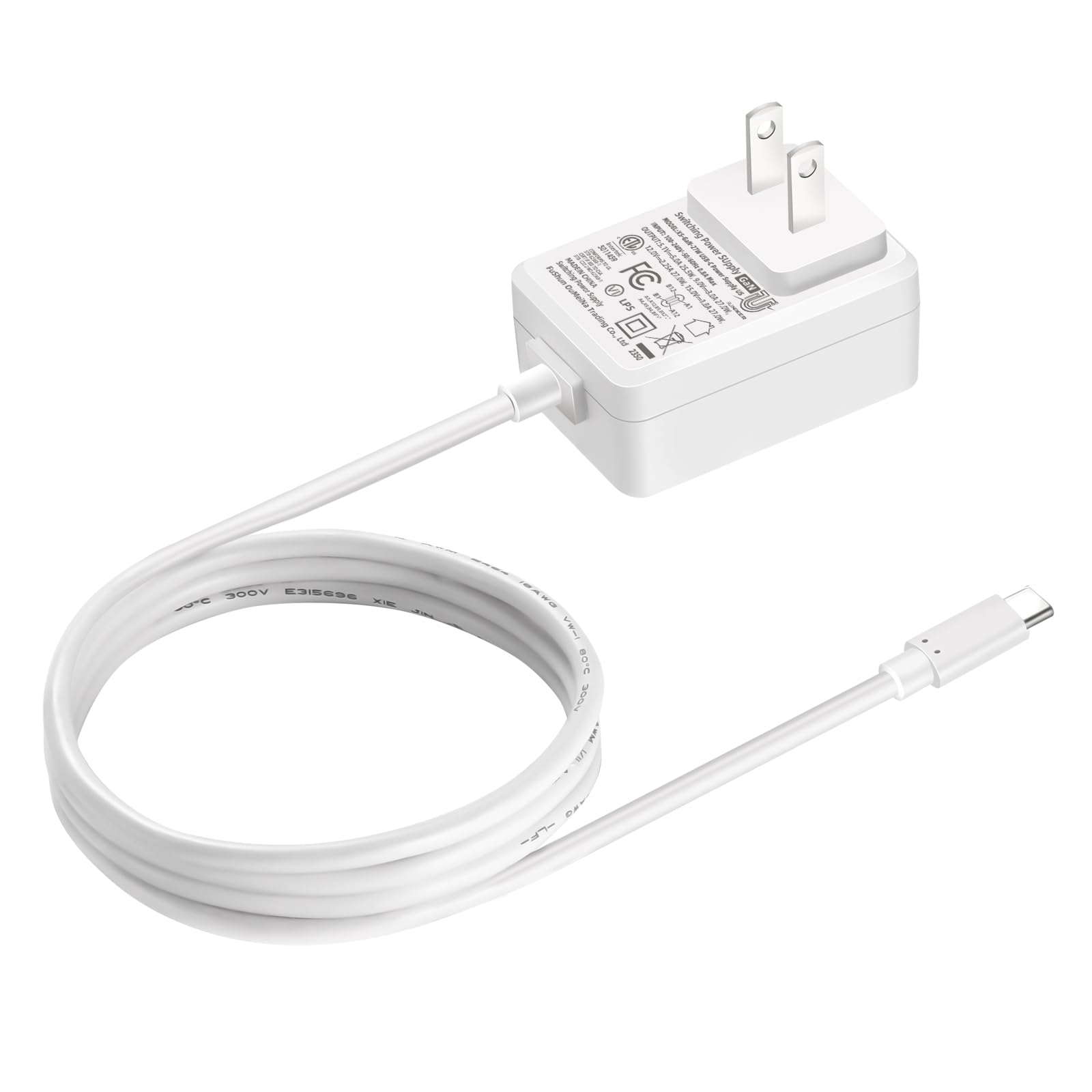 iUniker 27W GaN PD USB-C Power Supply for Raspberry Pi 5 - 5.1V 5A Fast Charging Adapter (ETL Certified) - Perfect for Raspberry Pi 5 Power Needs & Portable Electronics Charging