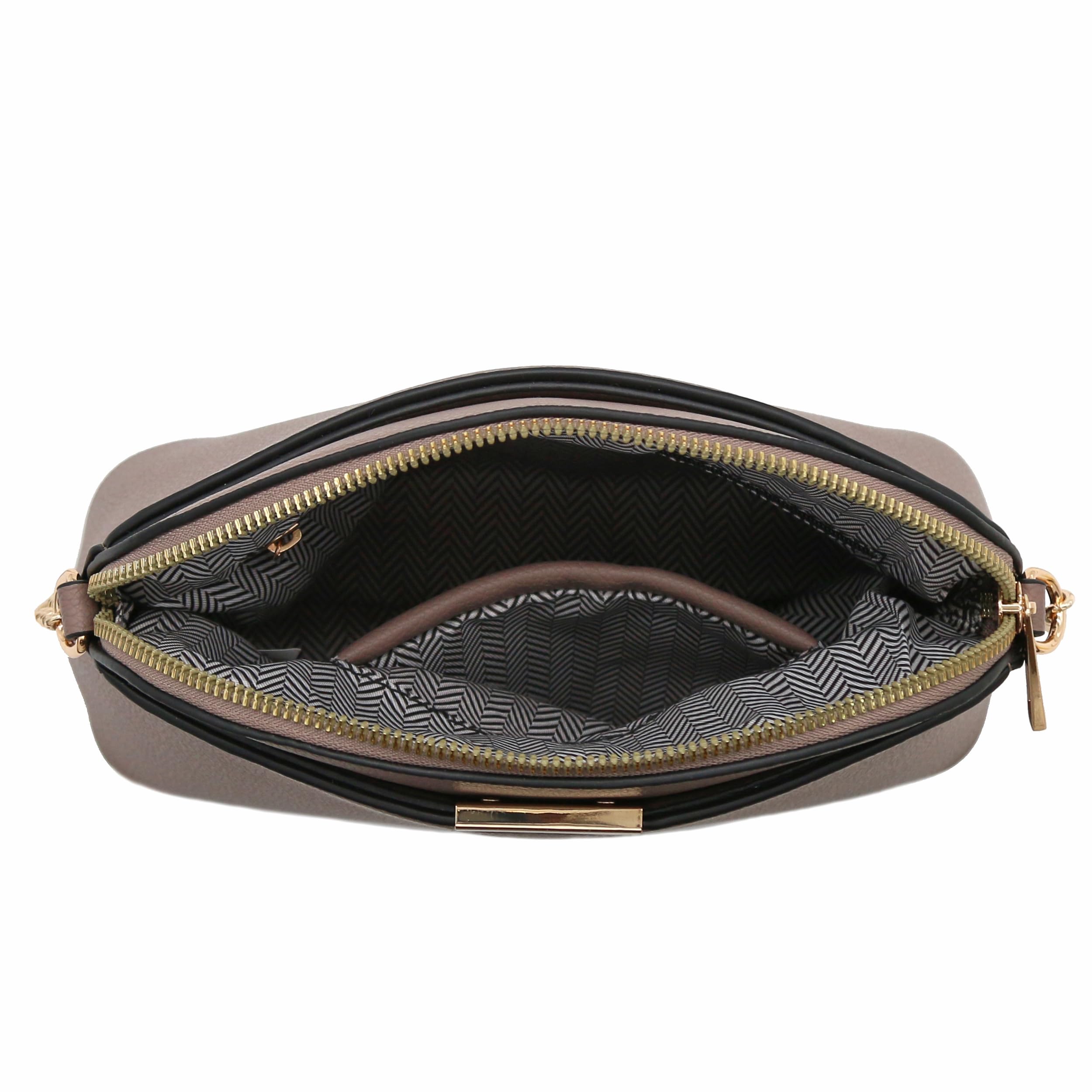 Stylish Faux Leather Mini Dome Crossbody Bag with Chain Strap - Perfect for Women's Casual Outfits, Date Nights & Travel Accessories