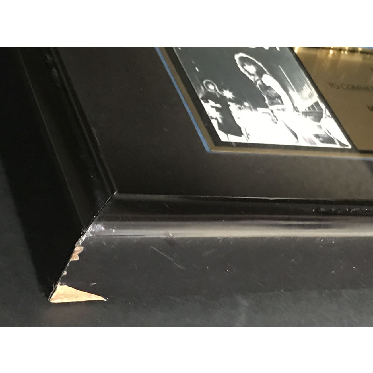 Bon Jovi Debut RIAA Gold Album Award - Certified Music Collectible for Fans & Memorabilia Enthusiasts - Perfect for Display in Music Rooms, Theaters & Fan Collections