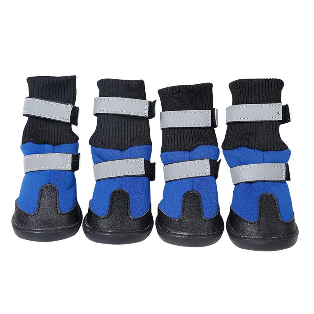 Waterproof Dog Boots with Anti-Slip Sole & Reflective Design - Sport Dog Shoes for Medium & Large Breeds - Perfect for Hiking, Running & Outdoor Adventures