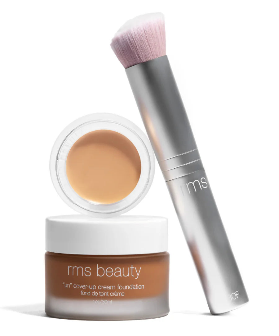 Skin2Skin Foundation Brush - Professional Makeup Brush for Flawless Liquid & Powder Foundation Application - Perfect for Everyday Makeup & Professional Makeup Artists