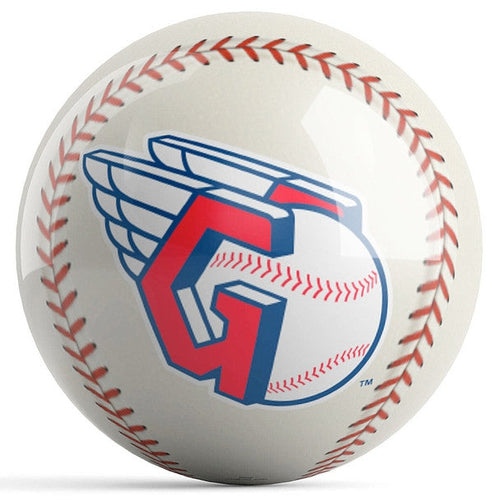 MLB Cleveland Guardians Bowling Ball - Officially Licensed Baseball Team Design for Bowling Enthusiasts - Perfect for League Play, Tournaments, and Gifts