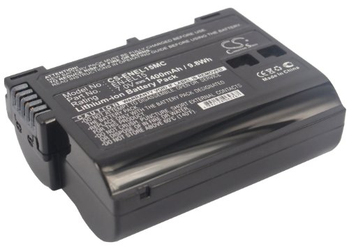 7.0V EN-EL15A EN-EL15B EN-EL15 Replacement Battery for Nikon Z7, D7500, D850, D7200, Coolpix, D7000, D610, D800E, D750, D800, D810A, Z6, D7100, D600, D810, MB-D12 - Compatible with Nikon DSLR & Mirrorless Cameras - Perfect for Travel, Photography & Professional Shooting