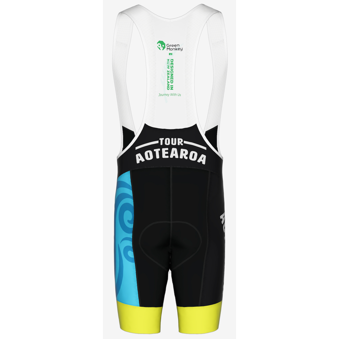 Crossings Tour Aotearoa 2020 Women's Cycling Bib Shorts - High Performance Bike Shorts for Road & Mountain Biking
