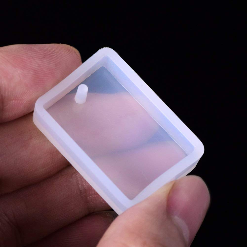 19 PCS Silicone Resin Molds for Pendants & Jewelry Making - DIY Epoxy UV Resin Casting Molds for Necklace, Keychain & Home Decor Crafts - Perfect for Beginners & Professional Artisans