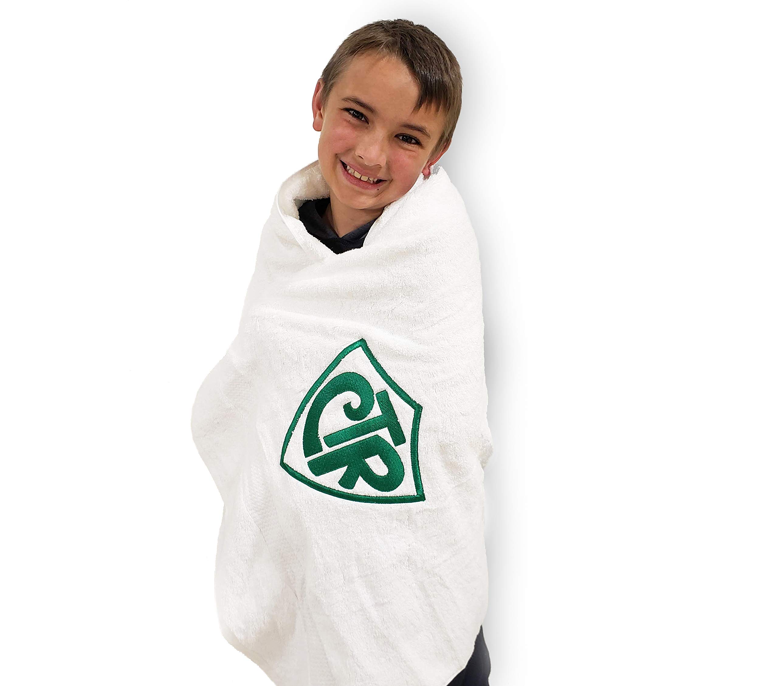 Baptism Gifts for Boys & Girls - Soft Embroidered White Christening Towel - Catholic, LDS & Christian Baby Shower, First Communion, Confirmation Gift - Perfect for Church Ceremonies & Religious Celebrations