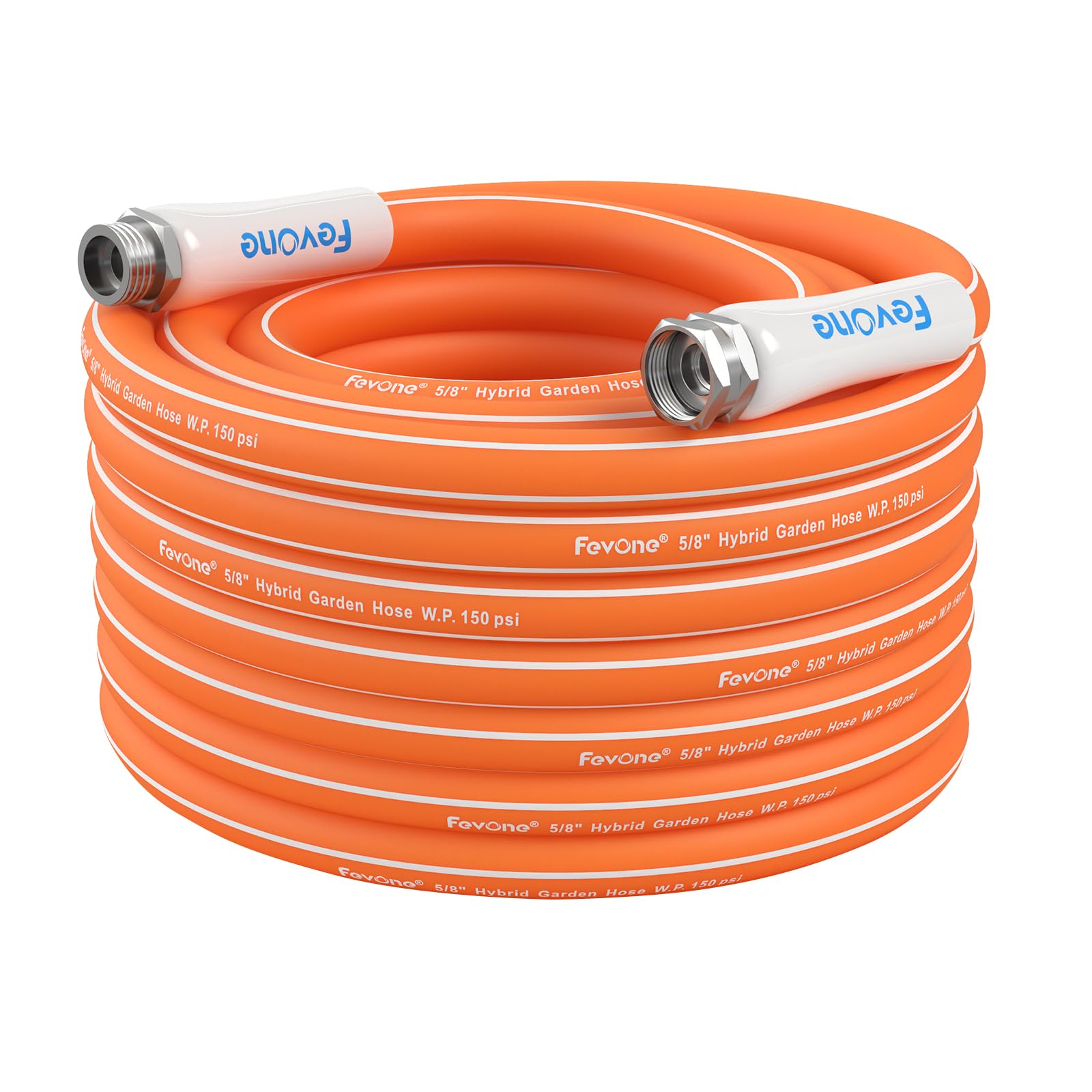Fevone 50ft Heavy Duty Garden Hose - 5/8