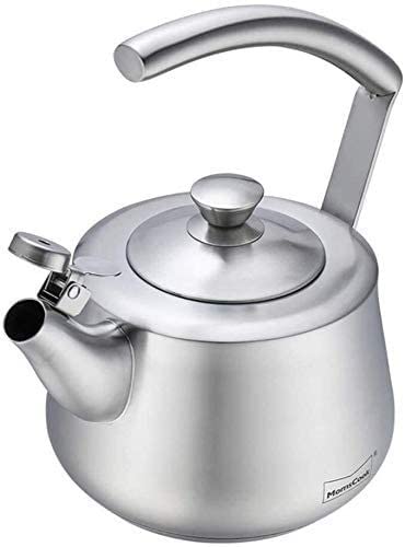 1.5L Stainless Steel Whistling Tea Kettle for Stove Top - Perfect for Boiling Water & Making Tea, Coffee, or Hot Cocoa at Home or Camping