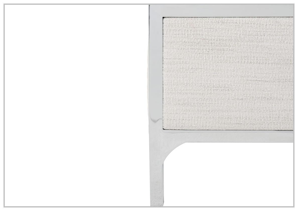 Bernhardt Silhouette King Panel Bed in Gray - Modern Upholstered Bed Frame for Bedroom - Perfect for Master Bedrooms, Guest Rooms & Luxury Home Decor