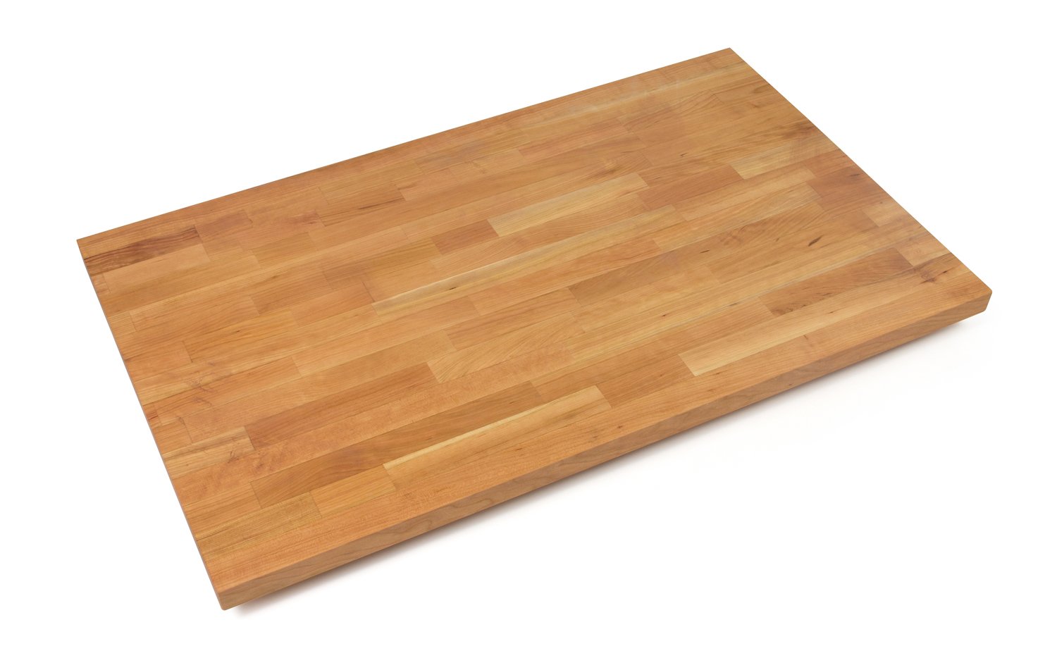 Premium John Boos CHYKCT-BL2425-O Cherry Wood Cutting Board Countertop - 1.5