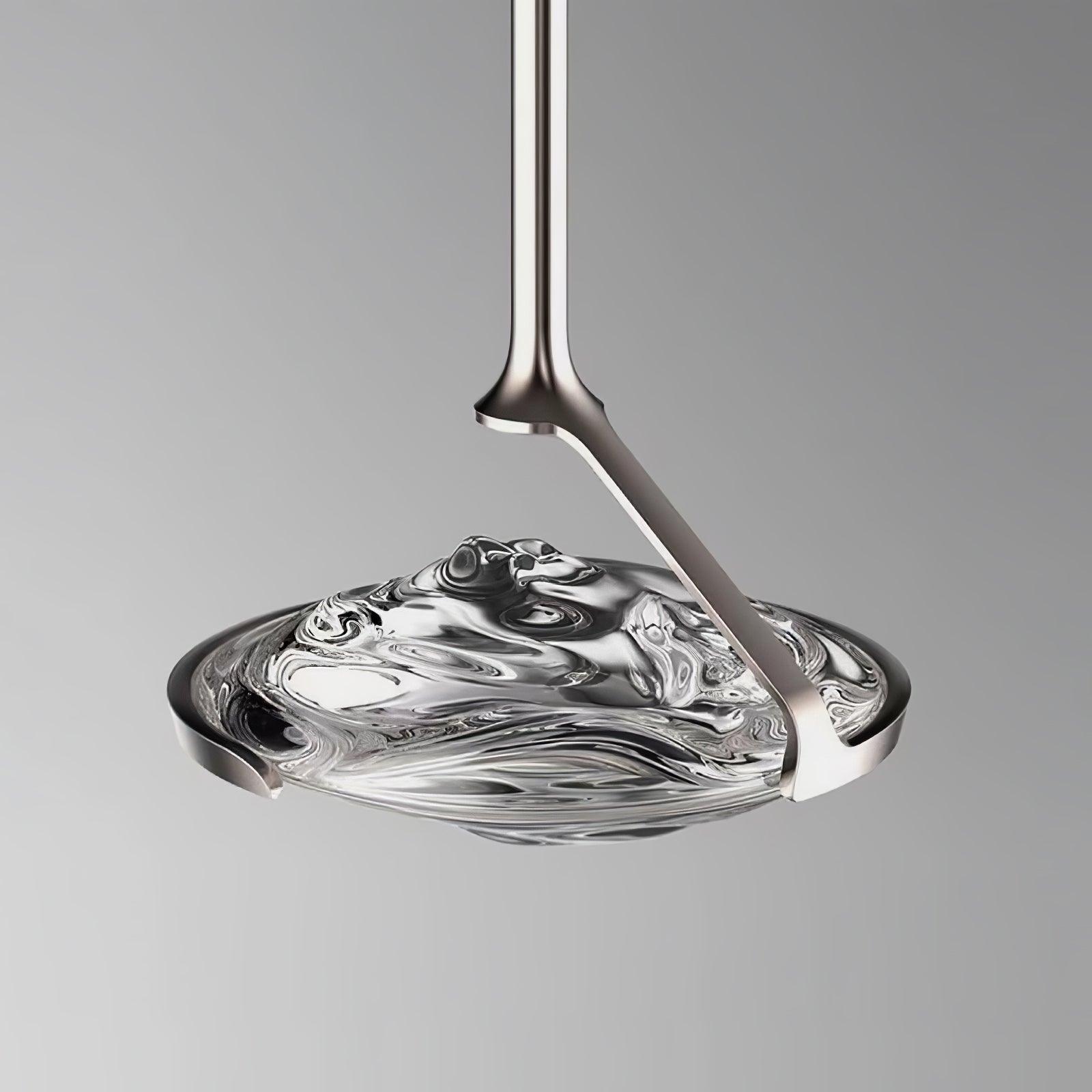 Elegant Diamond Crystal Pendant Lamp - Modern Chandelier Lighting for Dining Room, Bedroom, and Living Room Decor