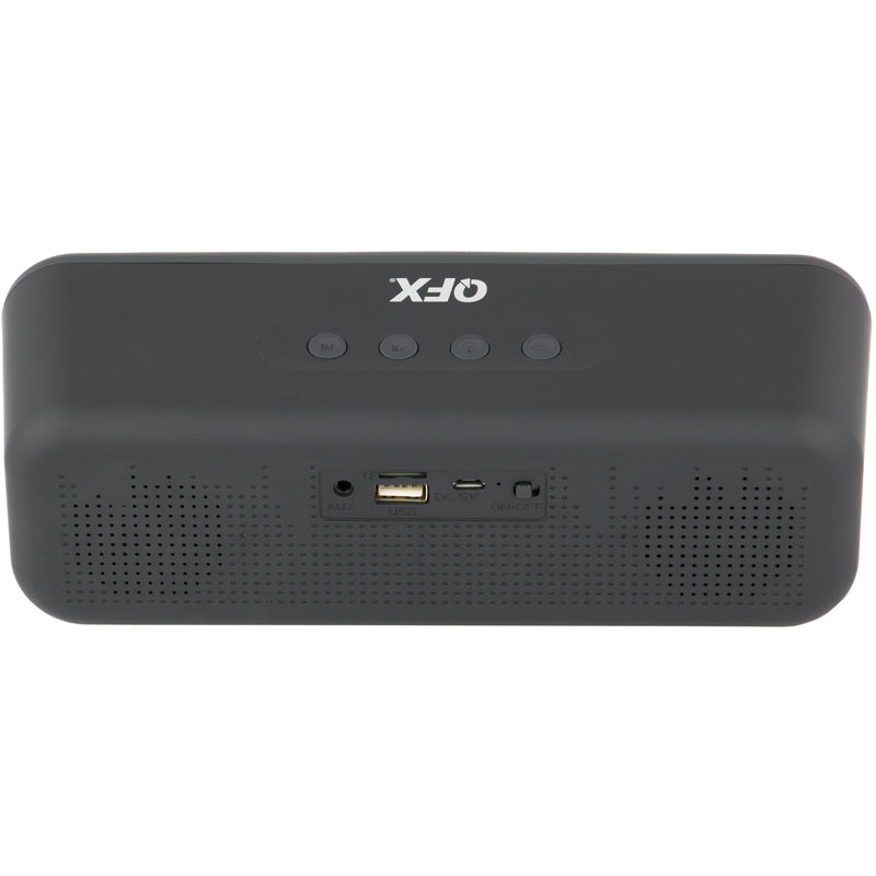 Qfx BT-153 Wireless Bluetooth Speaker - Portable Outdoor Speaker with Rich Bass, Waterproof Design for Pool, Beach, Camping & Travel