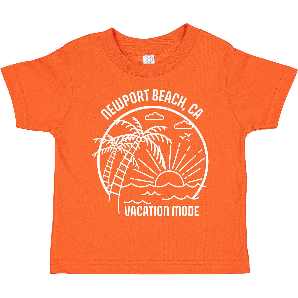 Inktastic Summer Vacation Mode Newport Beach California Toddler T-Shirt - Cute Graphic Tee for Boys & Girls - Beach Trip Outfit, Family Vacation Shirt, Casual Playwear
