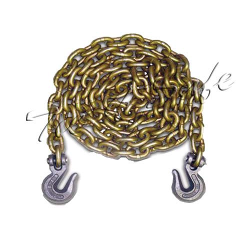 0.37 in. x 20 ft. Heavy Duty Transport Chain - 2 Pack for Towing, Securing Loads & Industrial Use